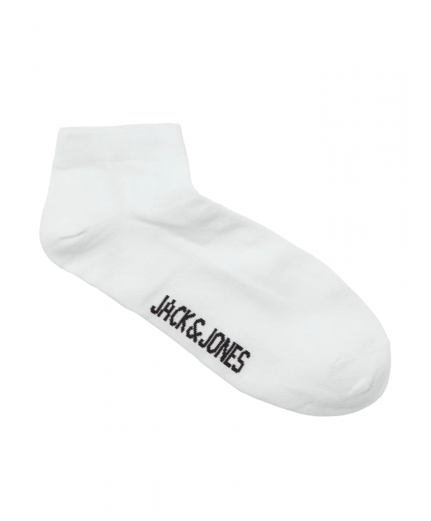 Jack & Jones 3pak ankelstrømper i hvid til herre billede 3
