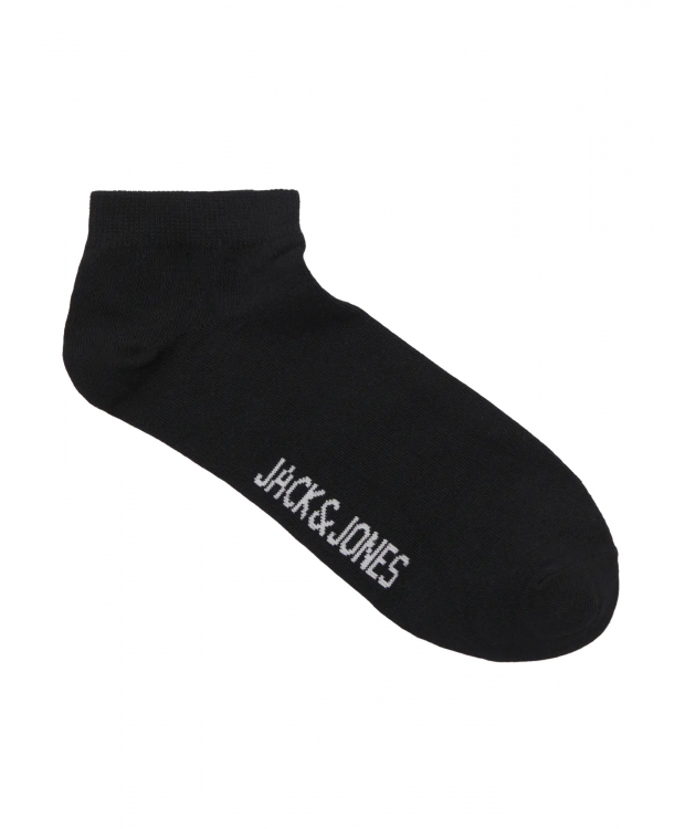 Jack & Jones 3pak ankelstrømper i sort til herre billede 3