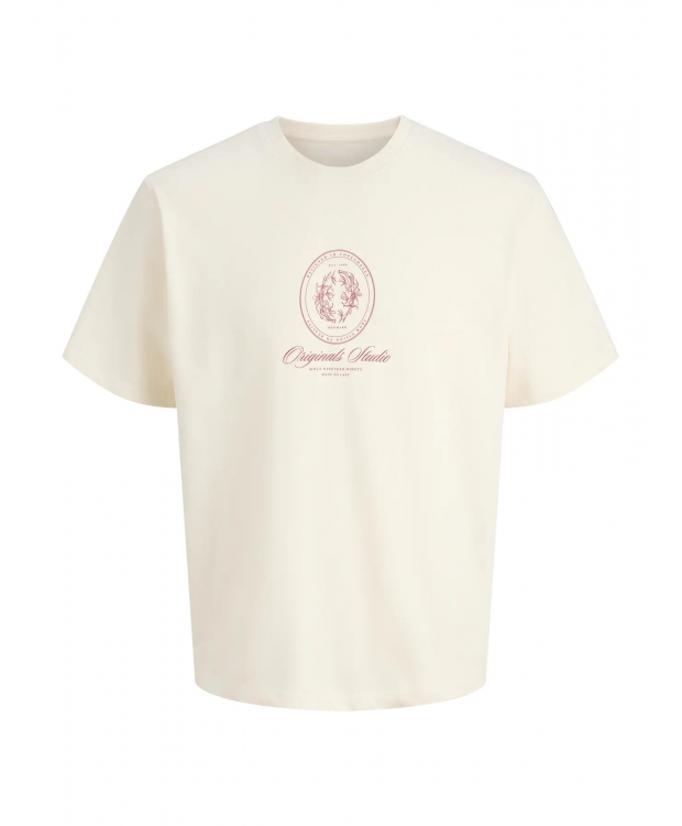 Jack & Jones Junior t-shirt i antique hvid til drenge billede 1
