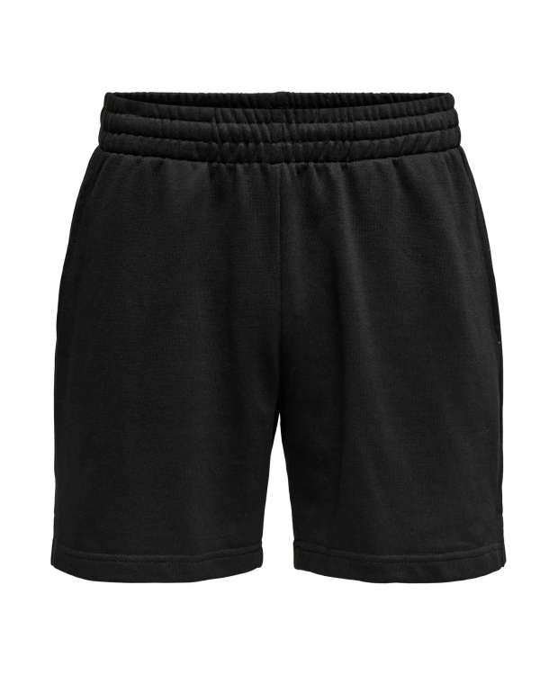 ONLY & SONS sweat shorts i sort til herre billede 1