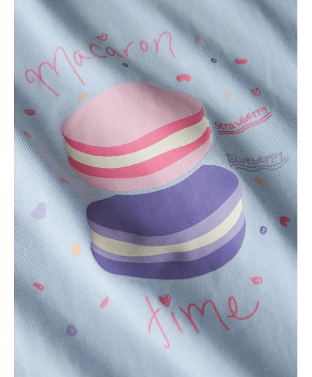 Name It Nattøjsæt Macaron lyseblå til piger billede 4