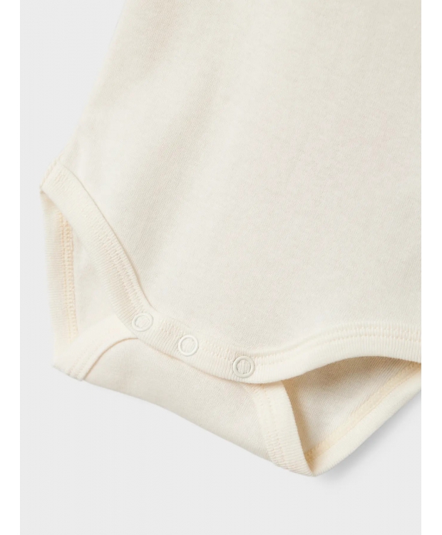 Name It 3-pak bodystockings i lyserød og hvid med blomster til baby billede 4