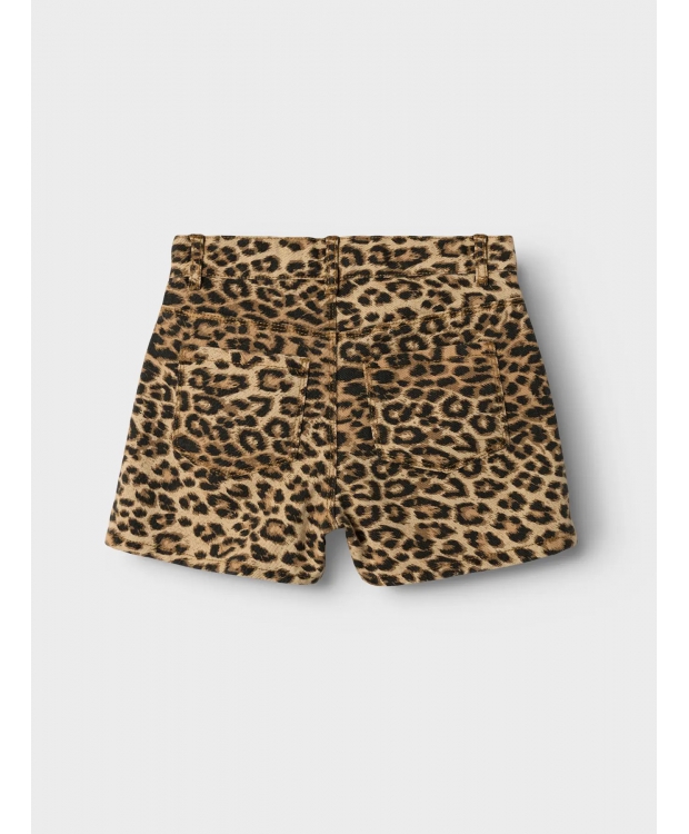 Name It shorts med leopard mønster til piger billede 3