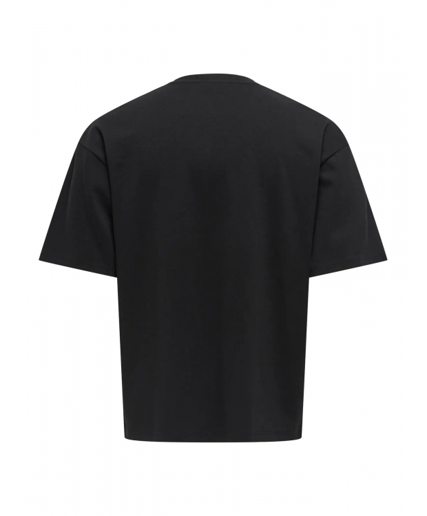 ONLY & SONS t-shirt i sort til herre billede 2