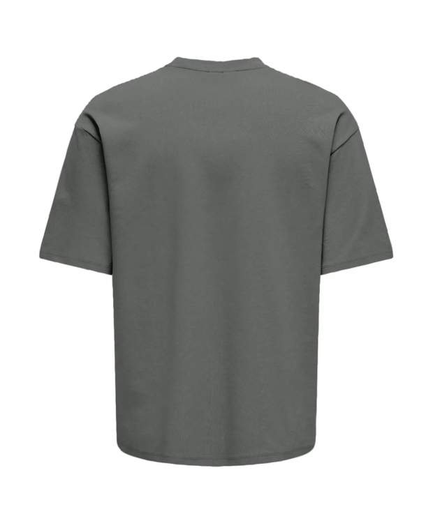 ONLY & SONS t-shirt i Castor Gray til herre billede 2