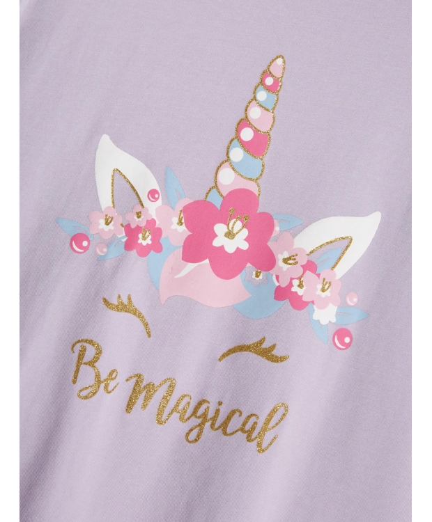 Name It Nattøjsæt "Magical" i lilla til piger billede 5