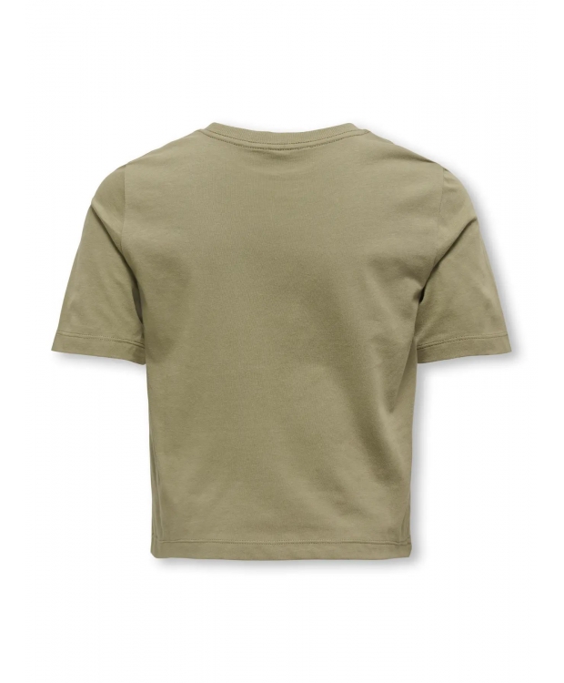 KIDS ONLY Leo Heart-top i armygrøn til piger billede 3