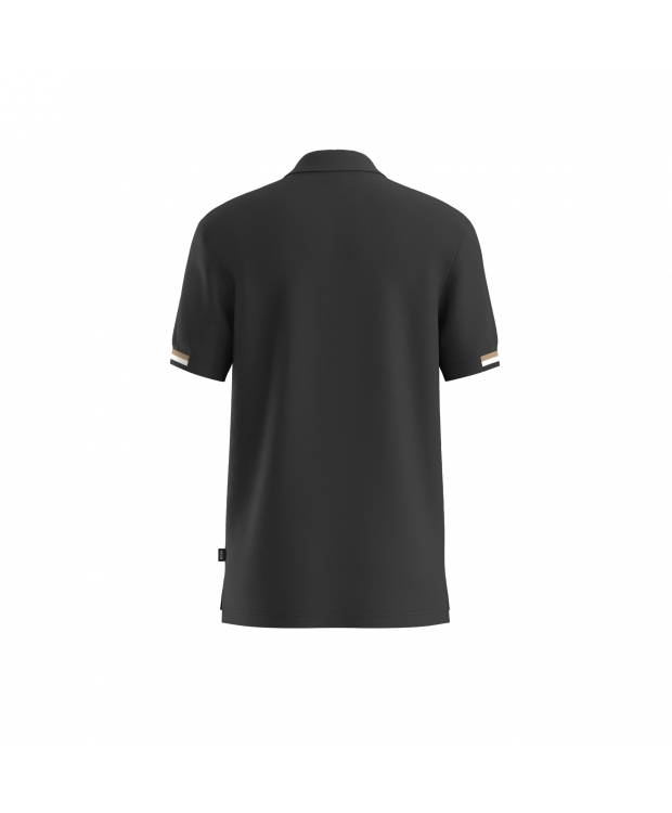 BOSS regular fit poloshirt i sort til herre billede 2