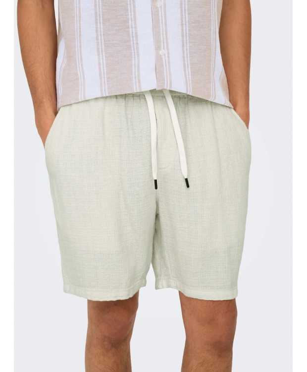 ONLY & SONS Shorts Regular fit i Cloud Dancer til herre billede 4