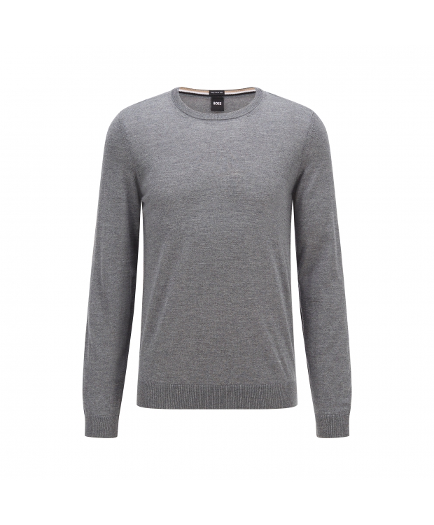 BOSS sweatshirt i grå til herre billede 1