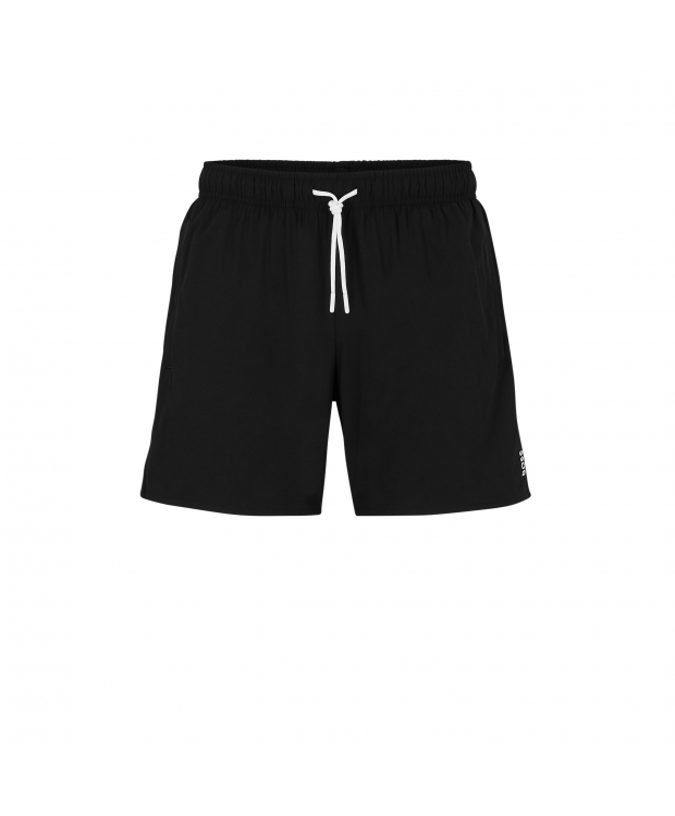 BOSS Iconic badeshorts i sort til herre billede 1