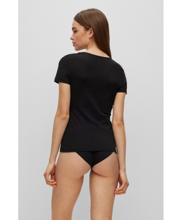 HUGO 2pak T-shirt i sort til kvinder - OUTLET billede 4