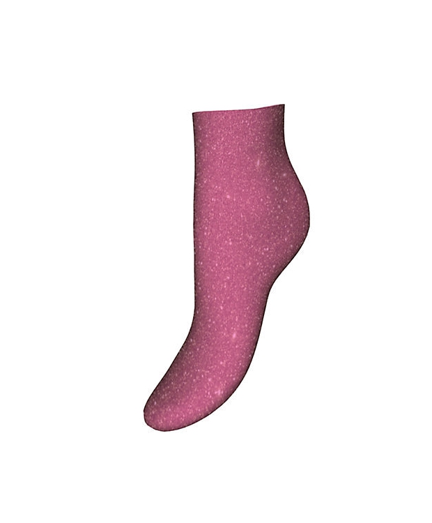 HUGO strømper i pink m. glimmer til kvinder - OUTLET billede 1