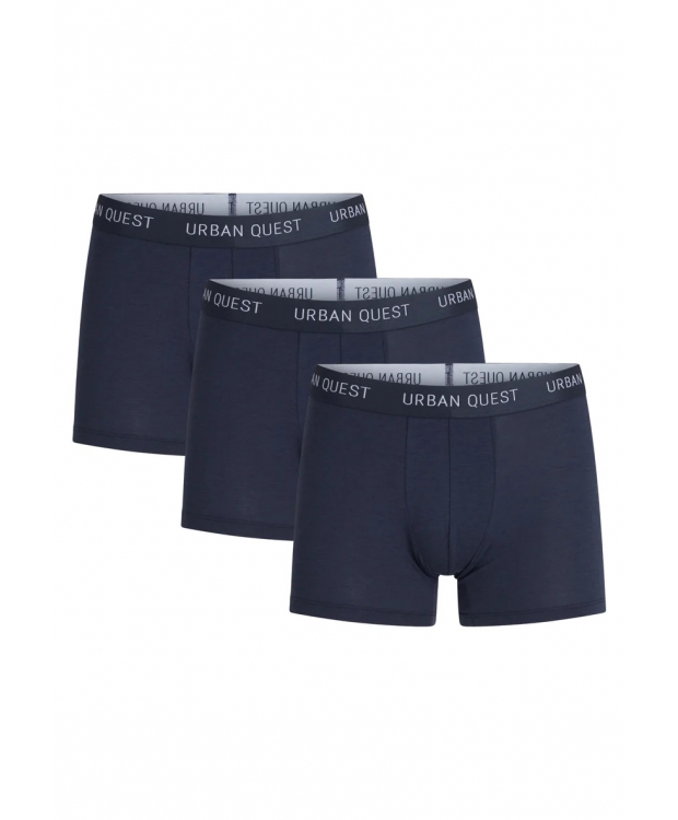 Urban Quest bambus tights/underbukser 3-pak i navy til herre billede 1