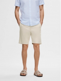 Selected Chino-shorts i Moonstruck til herre - OUTLET