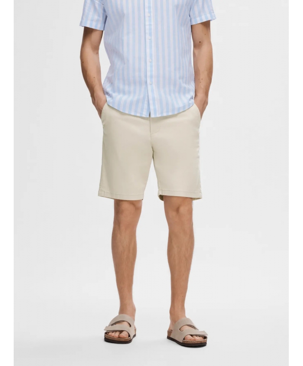 Selected Chino-shorts i Moonstruck til herre - OUTLET billede 1