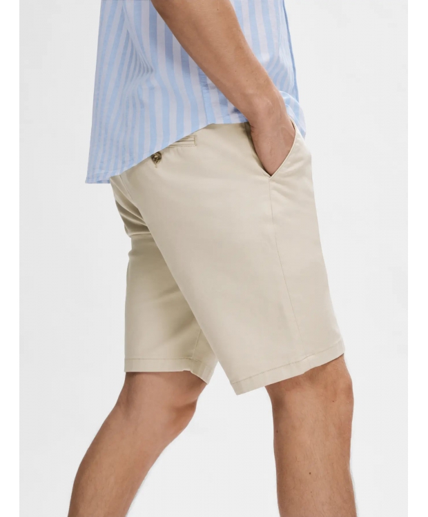 Selected Chino-shorts i Moonstruck til herre - OUTLET billede 4