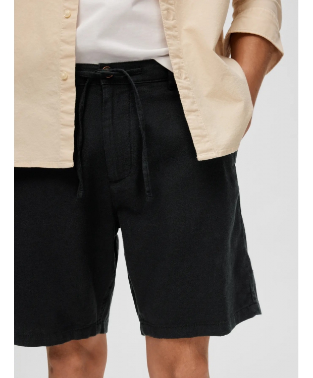 Selected Shorts i sort til herre billede 3