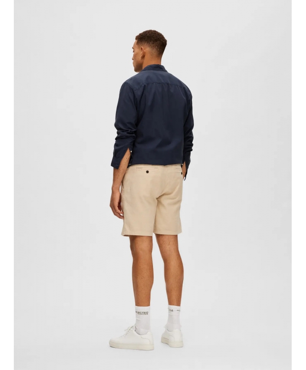 Selected Shorts i beige til herre billede 5