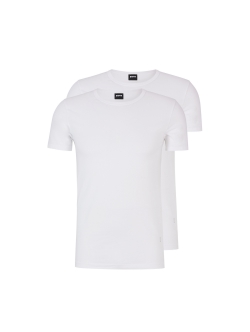 BOSS 2-pak T-shirts med rund hals i hvid til herre