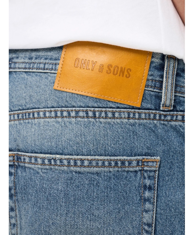 ONLY & SONS Denimshorts i blå til herre billede 7