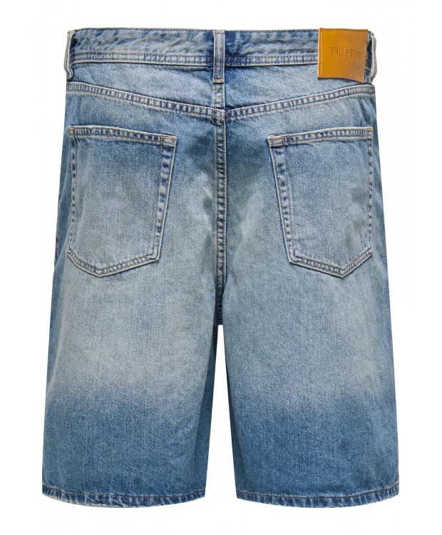 ONLY & SONS Denimshorts i blå til herre billede 5
