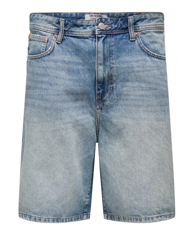 ONLY & SONS Denimshorts i blå til herre billede 6