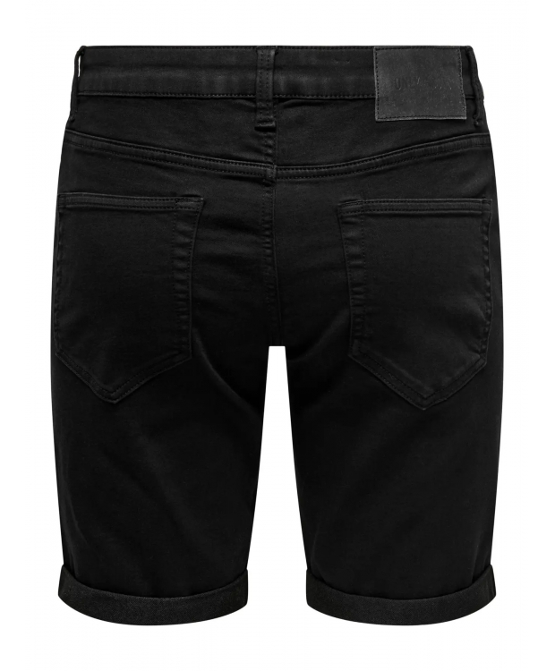 ONLY & SONS Denim shorts i sort til herre billede 7