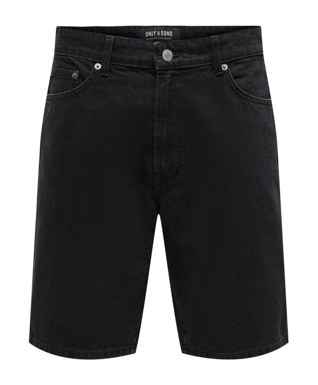 ONLY & SONS Denim shorts i sort til herre billede 6