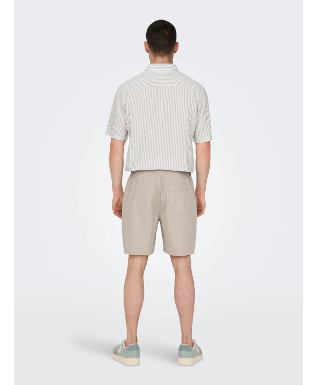 ONLY & SONS Shorts Regular fit i Silver Lining til herre billede 3