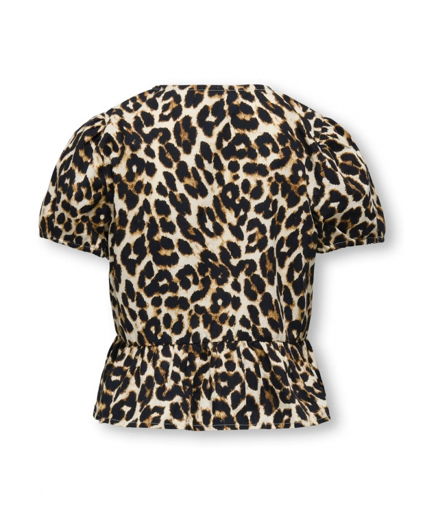 KIDS ONLY Leopard Bow Shirt til piger billede 2