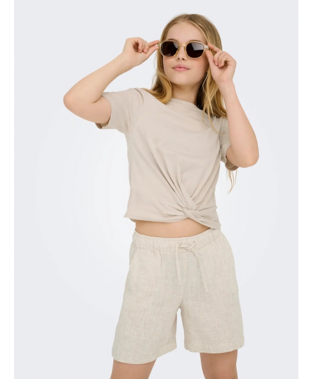 KIDS ONLY KOGSIESTA shorts i beige til piger billede 1