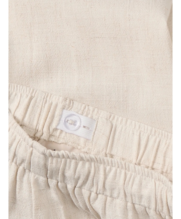 KIDS ONLY Linen bukser straight fit i beige til piger billede 2