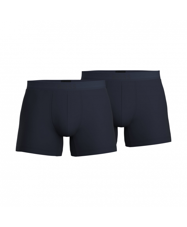 BOSS 2-pak underbukser og boxershorts i navy til herre billede 2