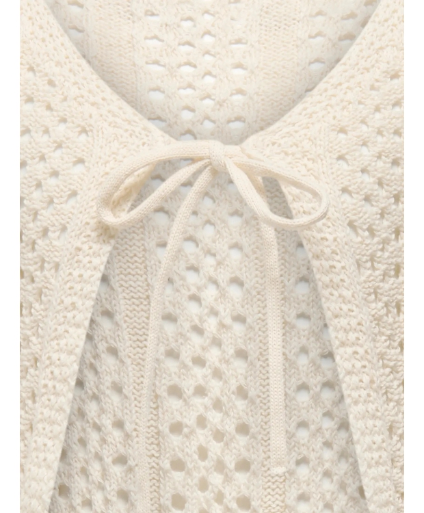 KIDS ONLY strikcardigan i beige til piger billede 5