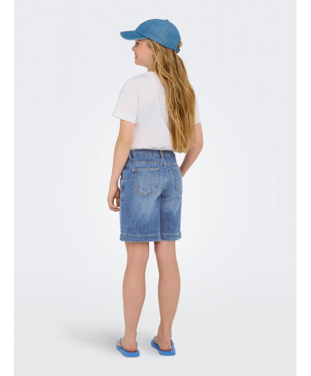 KIDS ONLY KOGCOMET shorts i bred pasform i lyseblå denim til piger billede 4