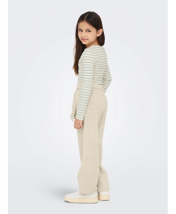 KIDS ONLY KOGTIZANA regular fit bukser i beige til piger billede 3