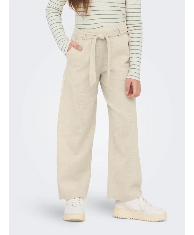 KIDS ONLY KOGTIZANA regular fit bukser i beige til piger billede 1