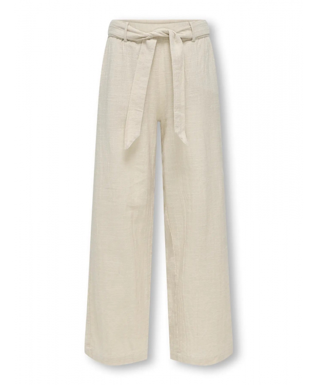 KIDS ONLY KOGTIZANA regular fit bukser i beige til piger billede 4
