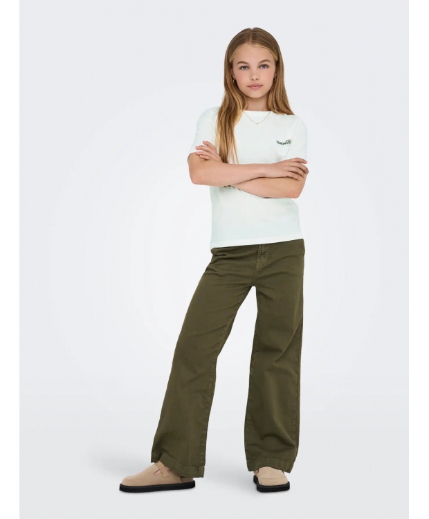KIDS ONLY KOGHELEN T-shirt i hvid til piger billede 1