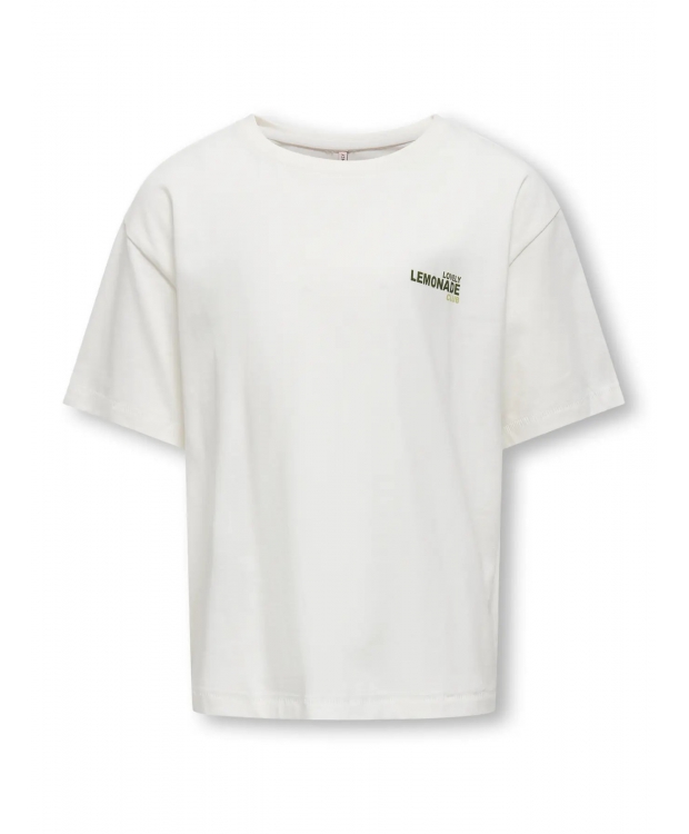 KIDS ONLY KOGHELEN T-shirt i hvid til piger billede 3