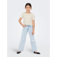 KIDS ONLY KOGCARLOTTA top i beige til piger