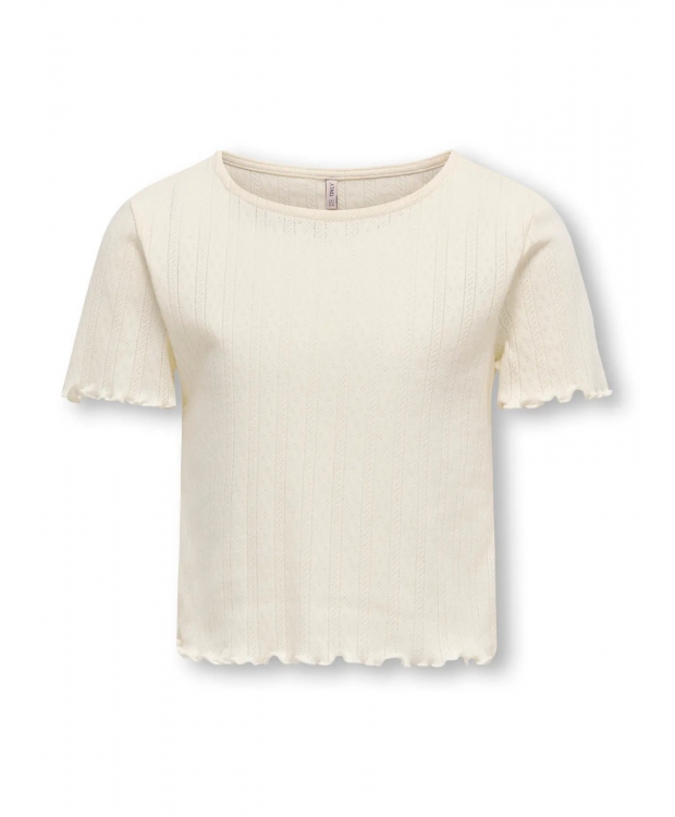 KIDS ONLY KOGCARLOTTA top i beige til piger billede 4