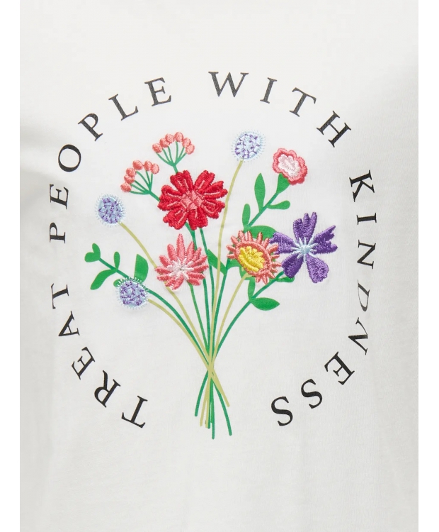 KIDS ONLY KOGEMMA t-shirt i hvid til piger billede 4