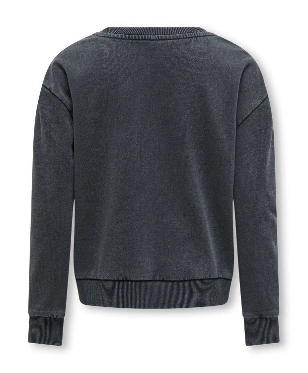 KIDS ONLY KOGRUNA sweatshirt i mørkegrå til piger billede 3