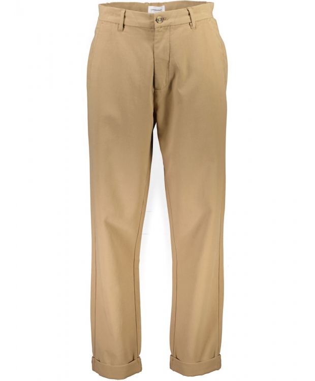 Lindbergh twill bukser i Deep sand til herre billede 2