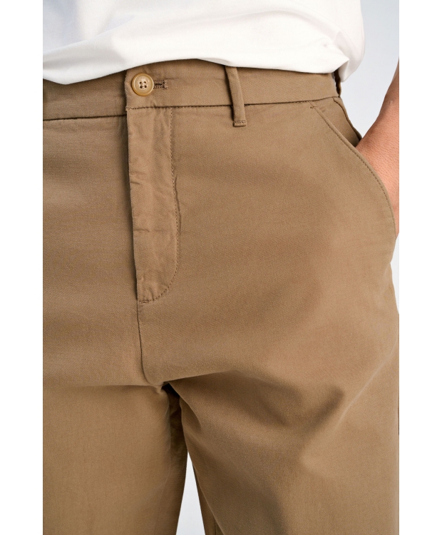 Lindbergh twill bukser i Deep sand til herre billede 5
