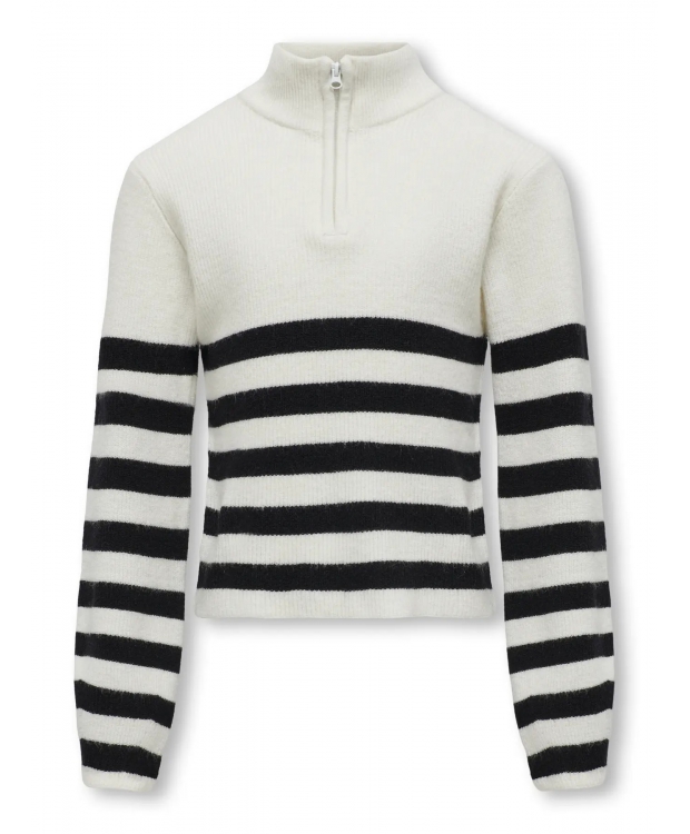 KIDS ONLY strikket pullover trøje med striber til piger billede 2