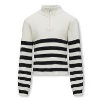 KIDS ONLY strikket pullover trøje med striber til piger