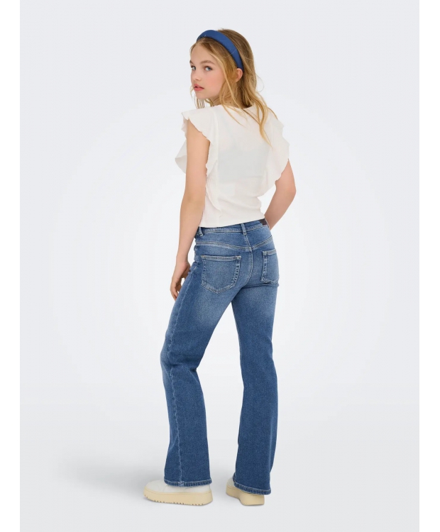 KIDS ONLY KOGJUICY jeans med svaj i blå til piger billede 3